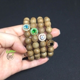 VÒNG TAY TRẦM HƯƠNG  NỮ 10MM- MIX HẠT PHONG THỦY