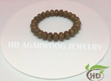 VÒNG TAY GỖ TRẦM TỰ NHIÊN HẠT NÚT - NỮ