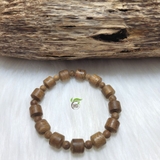 VÒNG TAY GỖ TRẦM HƯƠNG HẠT TRÚC NGẮN 10MM