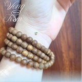 CHUỖI TRÀNG 108 HẠT TRẦM HƯƠNG TỰ NHIÊN SIZE 6 LI - VIP