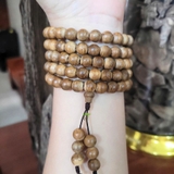 CHUỖI TRÀNG 108 HẠT TRẦM HƯƠNG TỰ NHIÊN SIZE 8MM