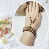 CHUỖI TRÀNG 108 HẠT TRẦM HƯƠNG TỰ NHIÊN SIZE 6 LI