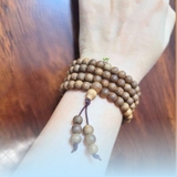 CHUỖI TRÀNG 108 HẠT TRẦM HƯƠNG TỰ NHIÊN SIZE 6 LI - VIP