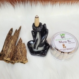 NỤ TRẦM HƯƠNG  BÚP SEN KHÓI NGƯỢC