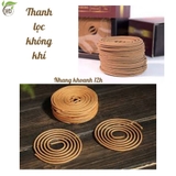 NHANG VÒNG TRẦM HƯƠNG - 1 VÒNG CHÁY 12H (HỘP 10 KHOANH)