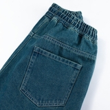 Quần short jean nam LƯNG THUN CÓ DÂY RÚT cao cấp LADOS - LD4104