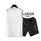 COMBO THỂ THAO BA LỖ NAM TRẮNG ĐEN LADOS 7002 (SIZE L) - (9085-4060)
