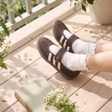 Giày Adidas Samba Jane Brown Off White LA6829