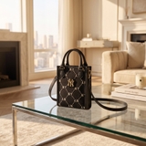 Túi MLB Diamond Monogram Mini New York Black