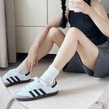 Giày Adidas Samba OG White Black Gum B75806