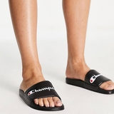 Dép Champion With Script Logo in Black 115393996