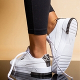 Giày Puma Carina Raw Metal White 383905-01