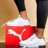 Giày Puma Carina Raw Metal White 383905-01