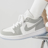 Giày Nike Air Jordan 1 Low White Wolf Grey DC0774-105