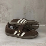 Giày Adidas Samba Jane Brown Off White LA6829
