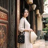 Túi MLB Diamond Monogram Mini New York Black