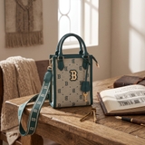 Túi MLB Monogram Boston Red Sox Green 7ACRMDB4N-43BGL