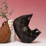 Túi MLB Dia Monogram Embo L-Hobo đen 3ABQL012N-50BKS