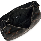 Túi MLB Dia Monogram Embo L-Hobo đen 3ABQL012N-50BKS