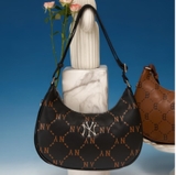 Túi MLB Dia Monogram Embo L-Hobo đen 3ABQL012N-50BKS