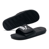 Dép Puma Cool Cat Black White Quai Dán 371044 02
