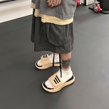 Dép Adidas Alpha Bounce Slide 2.0 Beige Black HQ4314