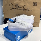 Giày Adidas Nizza Platform Triple White FV5322