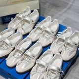 Giày Adidas Samba Jane Cloud White Pink JR4482