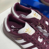 Giày Adidas Samba OG Maroon Off White Gum JR8844