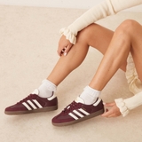 Giày Adidas Samba OG Maroon Off White Gum JR8844