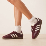 Giày Adidas Samba OG Maroon Off White Gum JR8844