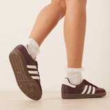 Giày Adidas Samba OG Maroon Off White Gum JR8844
