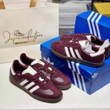 Giày Adidas Samba OG Maroon Off White Gum JR8844