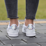 Giày Adidas Stan Smith Sparkly Heel White EE8483