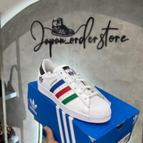 Giày Adidas Superstar J Colorful Stripes Cloud White FW5236
