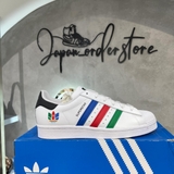 Giày Adidas Superstar J Colorful Stripes Cloud White FW5236
