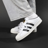 Giày Adidas Superstar Mule White Black Gold FX5851