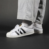 Giày Adidas Superstar Mule White Black Gold FX5851
