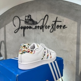 Giày Adidas Superstar Sleek white Marble 3-Stripes FY9828