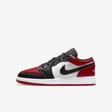 Giày Nike Air Jordan 1 Low Bred Toe (GS) 553560-612 | 553558 612