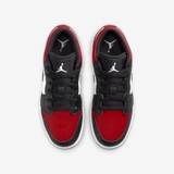 Giày Nike Air Jordan 1 Low Bred Toe (GS) 553560-612 | 553558 612
