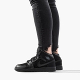 Giày Nike Air Jordan 1 Mid Triple Black 554725-050