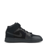 Giày Nike Air Jordan 1 Mid Triple Black 554725-050