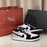 Giày Nike Air Jordan 1 Low Black Matte Silver HF3148-106