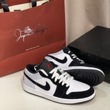 Giày Nike Air Jordan 1 Low Black Matte Silver HF3148-106