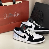 Giày Nike Air Jordan 1 Low Black Matte Silver HF3148-106