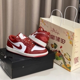 Giày Nike Air Jordan 1 Low White Dune Red FJ3459-160