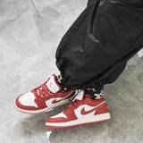 Giày Nike Air Jordan 1 Low White Dune Red FJ3459-160