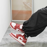 Giày Nike Air Jordan 1 Low White Dune Red FJ3459-160