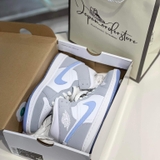 Giày Nike Air Jordan 1 Mid Grey Blue BQ6472-105